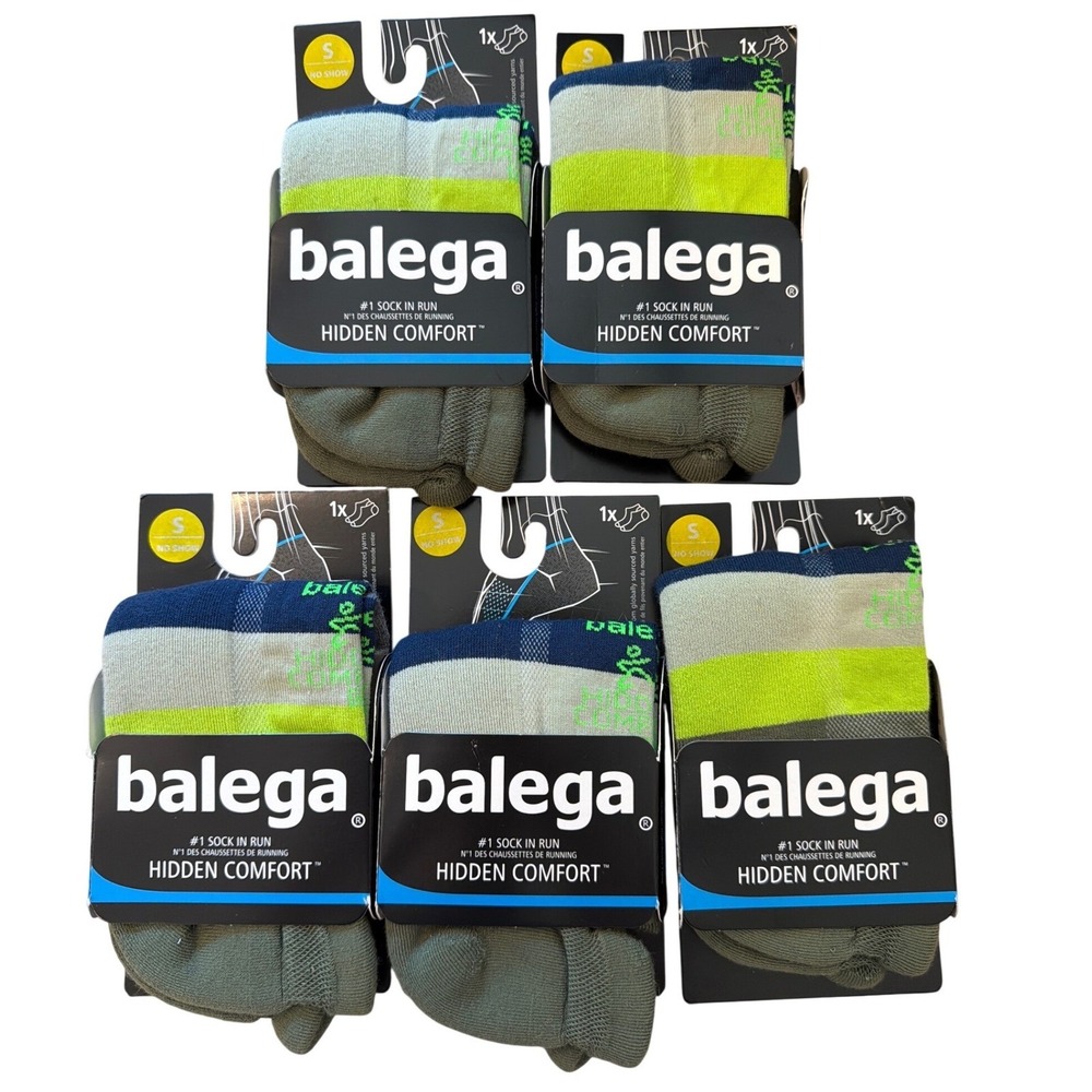 5 pairs Balega Hidden Comfort No Show Women's Size Small Shoe Size 6-8 NWT